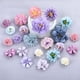 thumbnail image 1 of 1 juego de pinzas para el pelo con flores para fiestas, bodas, novias, bailarinas, accesorios para el pelo para mujeres, adornos vintage, 1 of 5