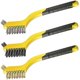 thumbnail image 5 of Juego de mini cepillos variados con mango ergonómico: 1 de nailon, 1 de latón y 1 de acero inoxidable, 5 of 5