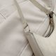 thumbnail image 5 of Rhombic Lattice Underarm Bags Casual Crescent Shoulder Bag para viajes (blanco), 5 of 7