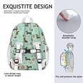 thumbnail image 5 of Dachshunds and Flowers Backpack for School,Cute School Bag,Schoolbag with Adjustable Shoulder Straps & Padded Back,15"x11.42"x5.5", 5 of 6