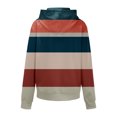 thumbnail image 4 of Bovemsi Sweatshirt for Women Oversized Hoodies Striped Plus Size Sweatshirts Long Sleeve Pullover Fall Clothes With Pocket Comfort Hoodie, 4 of 6