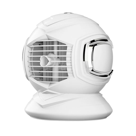 Mini Desk Fan Air Conditioner Fan Humidifier 3-in-1 Portable Conditioner Circulation Fan with Three Speed Night Light for Bedrooms,Kitchens,Offices,Dormitories,Offices