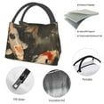 thumbnail image 4 of Honeii Koi Fish Tranquility Print Cooler Bag Insulated, Large Leakproof Soft Sided Portable Cooler Bag,Lunch Box Lunch Bag, 4 of 6