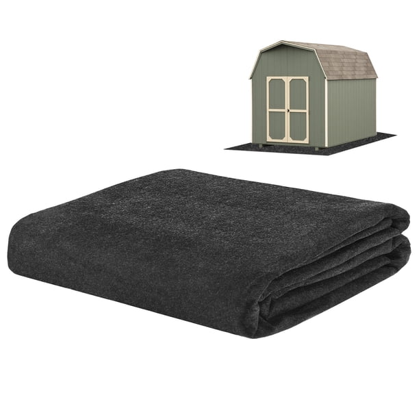 Alfombrilla de Almacenamiento Exterior para Cobertizos, 1524mmx1829mm Pad Protector Impermeable Antideslizante
