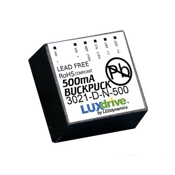 LuxDrive BuckPuck - 500mA Constant Current LED Driver with Dimming