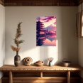 thumbnail image 2 of ZHONGYUTONG Japanese Wall Art Pink Cherry Blossom Pictures for Bedroom Japan Landscape Poster Prints Sakura Canvas Painting Framed Ready to Hang (16.00" x 24.00"), 2 of 4