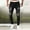 Black, variant on MHFRRA Mens Jeans Bootcut Men's Casual Hop Sports High Stretch Tight Wash Polished White Ripped Fit Zipper Jean Pants Size XXXL