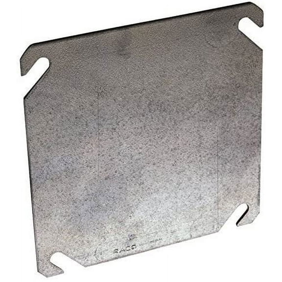 Hubbell Raco 8752 4" Square Blank Box Cover