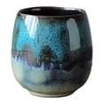 thumbnail image 3 of Ceramic Mini Espresso Cups, 3 oz Espresso Mugs, Porcelain Coffee Mugs Demitasse Cups, Modern Style Handless, Microwave Dishwasher Safe,2PCS,Blue, 3 of 3