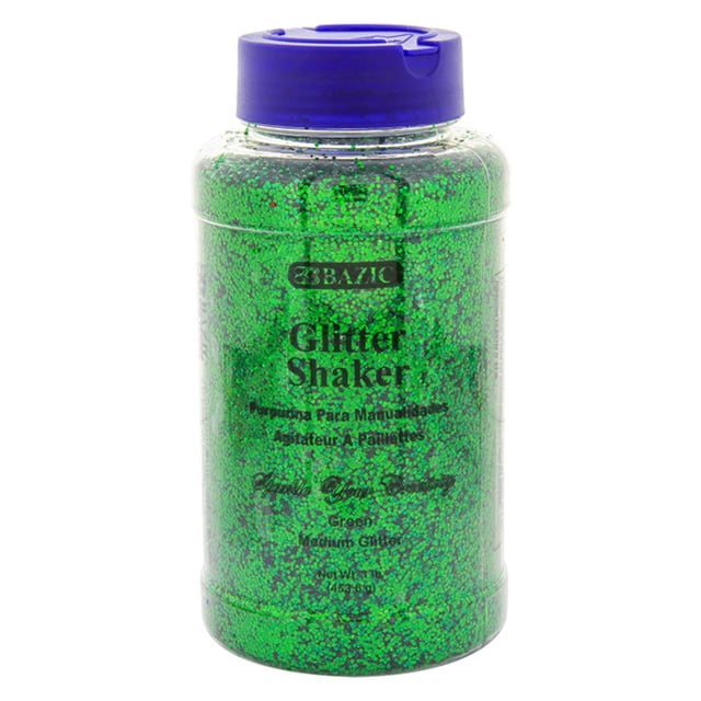 BAZIC PRODUCTS 3493 BAZIC 1lb / 16 oz Paillettes Vertes