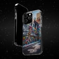 thumbnail image 6 of DistinctInk Hybrid (Acrylic / TPU) Clear Slim Fit Case for Apple iPhone 15 Pro MAX (6.7" Screen) - "Colorful Urban Masterpiece: Bursting Life on Concrete Canvas", 6 of 8