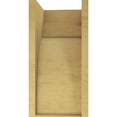 thumbnail image 4 of 9"W x 9"D x 18"H Wide Yorktown Rough Cedar Woodgrain TimberThane Corbel, Primed Tan, 4 of 6