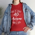 thumbnail image 7 of This Is What 40 And Awesome Looks Like Shirt - Funny Birthday Gift -ID: 225, 7 of 7