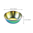 thumbnail image 4 of Miangastore Appetizer Serving Plate Golden Stainless Steel 4Pcs 3.5x3.5in, 4 of 8