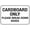 Warning Sign 5, variant on Cardboard Only Please Breakdown Boxes Text Reflective Aluminum Sign 12 x 8 Inches - with Symbol, Weatherproof Signage for Indoor Outdoor Recycling, Warehouse, Waste Area