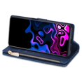 thumbnail image 3 of Pour Xiaomi Redmi Note 13 Pro 5G/Poco X6 5G Étuis de Cellulaire avec Poche à Fermeture Éclair et Couleur Contrastée, 3 of 5