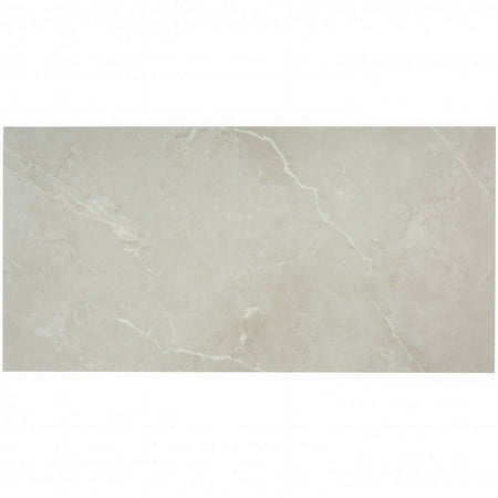 Bond Tile Polaris Marbello Beige 6 in. x 8 in. Glue Down Luxury Vinyl Tile Sample