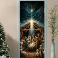 thumbnail image 3 of Ltdhehe Rideau de Porte de Noël Couverture de Porte de Noël Tapisserie Décorative Rideau de Porte de Fête de Vacances Tapisserie Couverture de Porte Décoration de Fête de Noël, 3 of 4