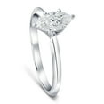 thumbnail image 3 of Pompeii Platinum .72Ct Marquise Natural Certified Diamond Solitaire Engagement Ring, 3 of 4
