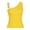 Yellow, variant on Wang6 Womens Ribbed Tank Tops Summer One Shoulders Sleeveless Shirts Causal Slim Fit One Strap T Shirts Tees Yellow One Size