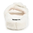 thumbnail image 3 of Journee Womens Shadow Open Toe Faux Fur Slippers, 3 of 9