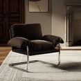 thumbnail image 1 of Modway Ansel Performance Velvet Accent Chair, Chocolate Brown, 1 of 9