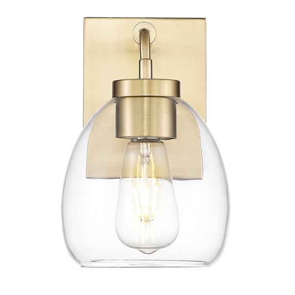 IN40060BR Acclaim Lighting Dawes - 1 Light Wall Sconce-9.5 Inch Tall and 6 Inch Wide-Brass Finish
