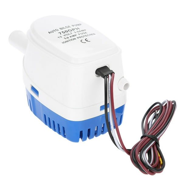 Bilge Submersible Pump,12V Boat Automatic Submersible Boat Bilge Water