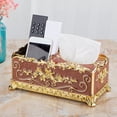 thumbnail image 3 of Joernso European Style Tissue Box Multi-functional ABS Embossed Design Napkin Case Home Decor, 3 of 8