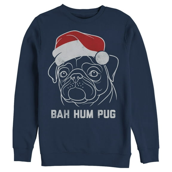 Men's Lost Gods Bahumpug Sweatshirt Navy Blue Small