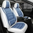 thumbnail image 2 of OTOEZ Universal Car Seat Cover, 5-Seat Full Set PU Leather, Front Rear Seat Protector, Waterproof Cushion Fit Most Honda Toyota Chevy Ford Nissan Vehicle Truck SUV, 2 of 10