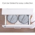 thumbnail image 3 of Laundry Hamper [2 Pack] with Handle, Gray Collapsible Laundry Basket Pop Up Mesh Laundry Bag Foldable Laundry Hamper, 3 of 5