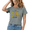 1-Grey, variant on Women Aesthetic Animal Print Cropped Tee Adorable Mouse Line Art with Stars Shirt Perfect Gift for Book Lovers and Teachers Trendy Top