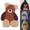 thumbnail image 4 of parches s de oso, coser en apliques, manualidades, toalla, , oso 3D, de bricolaje para bolsos de niños, ropa, jeans,, 4 of 9