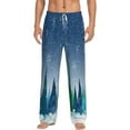 thumbnail image 2 of Lsque Christmas Trees Print Men's Pajama Pants, Lounge Pant - Comfortable Home Wear,Elastic Waistband, Stylish Design-Small, 2 of 9