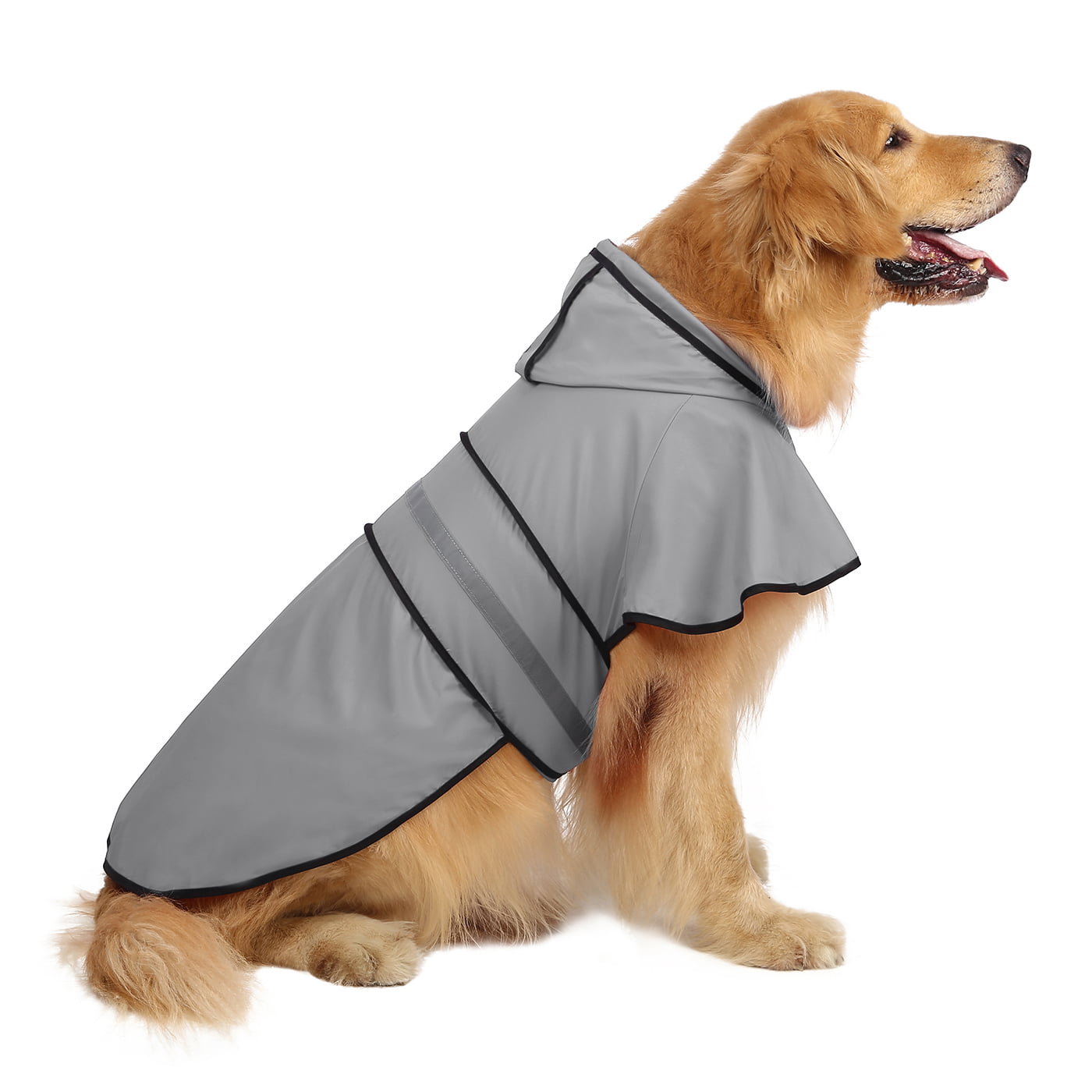 NEW Choose Size Yellow Reflective Slicker Dog Raincoat Coat Jacket Petrageous