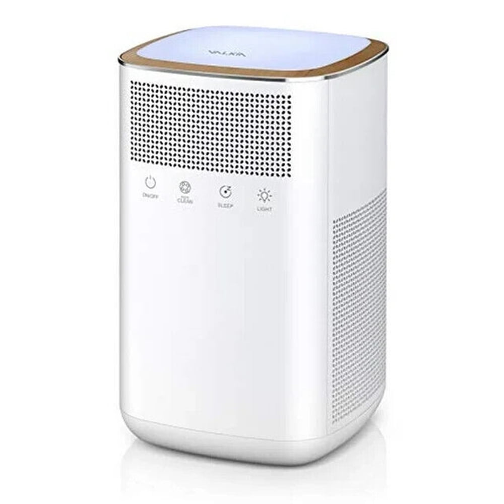 Air Purifier Device for Home Bedroom Filters with True 3M HEPA LED Night Light Air Clean PU P02 White Walmart