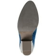 thumbnail image 6 of Journee Womens Issla Pull On Stacked Heel Booties, Widths Available, 6 of 10