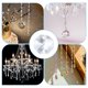 thumbnail image 5 of Cuentas de octágono de cristal K9 Uxcell con 2 agujeros, paquete de 100, prismas de candelabro colgantes, cuentas claras de 14 mm, 5 of 7