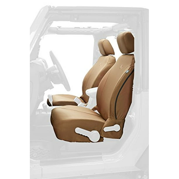 Bestop 29280-04 Tan Front Seat Cover for 2007-2012 Jeep Wrangler 2DRï¿½and  