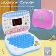 thumbnail image 4 of Unbranded Bilingual Learning Laptop Toy, English Educational Computer for Toddlers with LED Screen, 26 MIDI Melodies and Quiz Modes, Gift for Kids 3+, 4 of 8