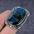 thumbnail image 2 of Natural Labradorite Gemstone Handmade 925 Sterling Silver Jewelry Ring S.8, 2 of 2