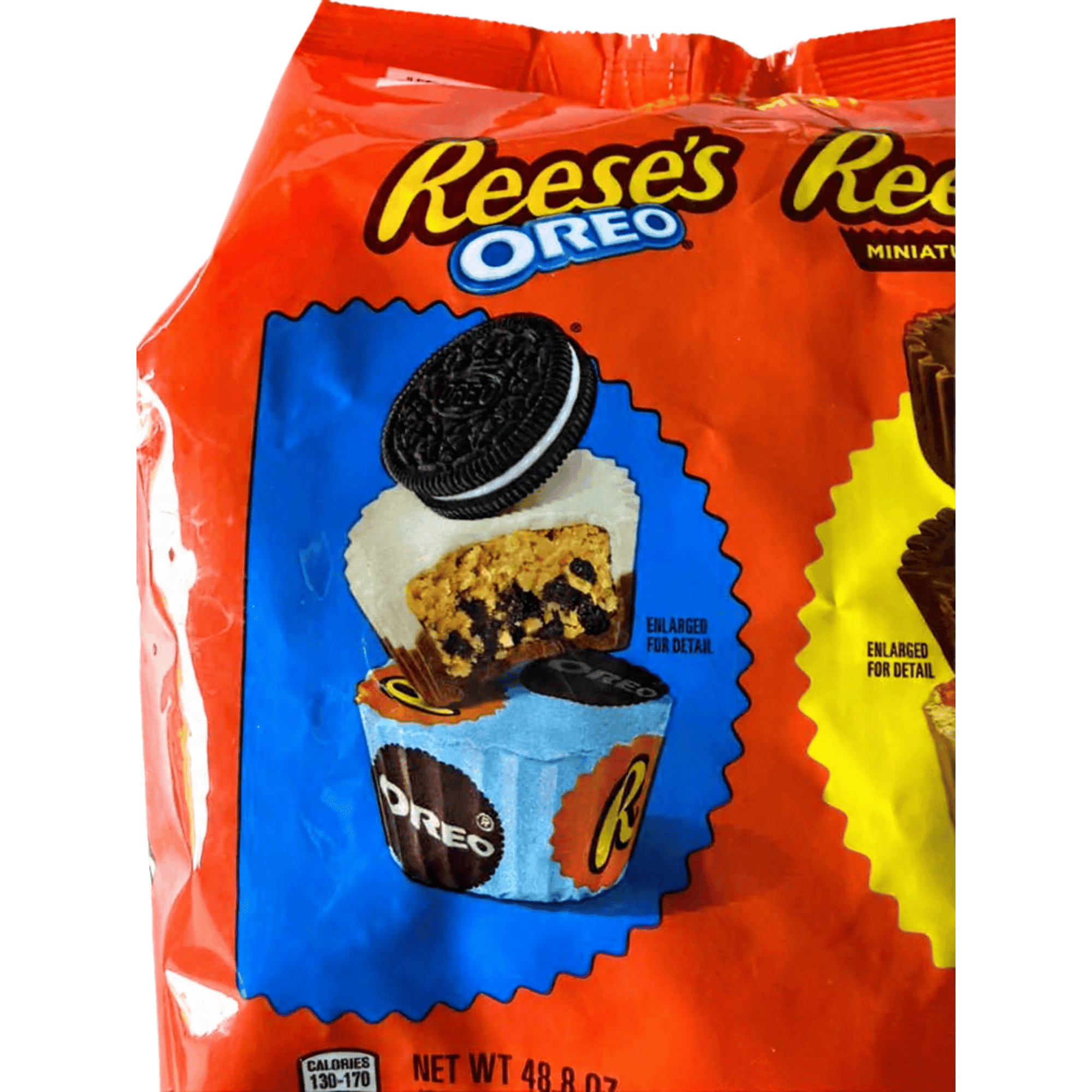 Reese's Miniatures Oreo and Original Peanut Butter Cups Candy, 48.8 Ounce
