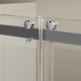 thumbnail image 2 of Topcobe 56"-60" W X 62" H Frameless Double Sliding Tub Door, Bypass Tub Shower Door Soft Closing, Bathtub Shower Door, Walk In Shower Kit, Glass Shower Door, Chrome, 2 of 15