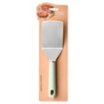thumbnail image 2 of Cook with Color 12.6" Stainless Steel Griddle Turner, Flat Top Spatula with Silicone Grip, Sage, 2 of 5