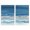 Beach Wave Shore, variant on Stupell Industries Crashing Beach Wave Shore Nature Painting Black Floater Framed Canvas Art Print Wall Art, 17 x 21, Set of 2