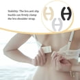 thumbnail image 4 of Justharion 3 Pieces Sexy Bra Strap Clips Underwear Racer Back Conceal Cleavage Control Buckle Shadow-Shaped Extender Cross Holders As Shown 1Set, 4 of 6