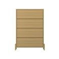 thumbnail image 6 of Mainstays Modern 4 Drawer Dresser, Natural Teak, 6 of 25