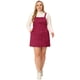 thumbnail image 3 of Vestido de mujer de talgrande con tirantes y cintualde ante Rojo oscuro XL, 3 of 6