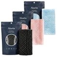 thumbnail image 5 of Alorin's Exfoliating Shower Towel, Exfoliating Skin Bath Towel, Premium Scrub Wash Cloth for Body Face, Exfoliating Washcloth for Men and Woman, 5 of 8